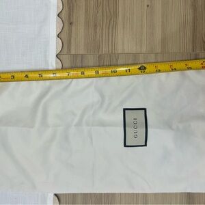 Gucci White Dust Bag
